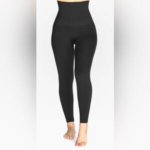 Belly Bandit Mother Tucker Postpartum Compression Leggings, large, steel gray